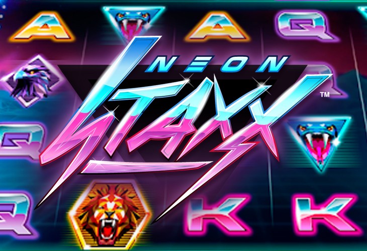 Neon Staxx - NetEnt slot at České eKasino Casino