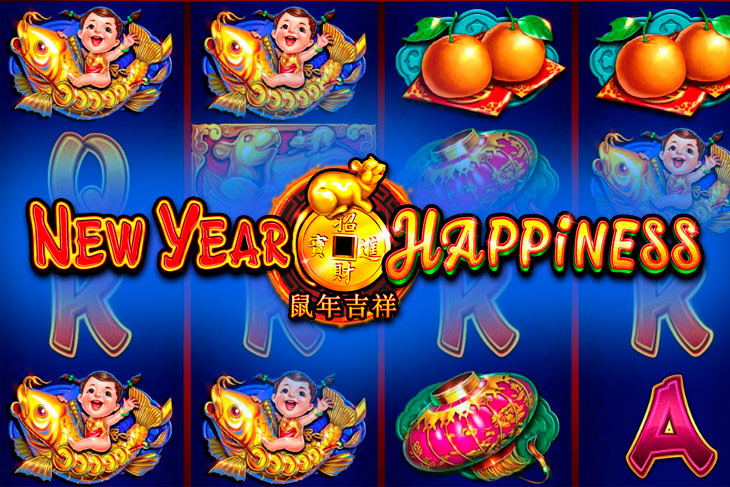New Year Happiness - Ruby Play slot at České eKasino Casino