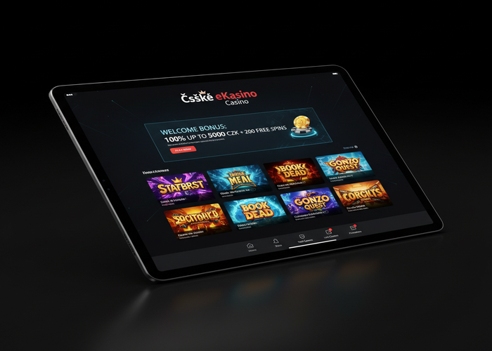 České eKasino Kasino na tabletu
